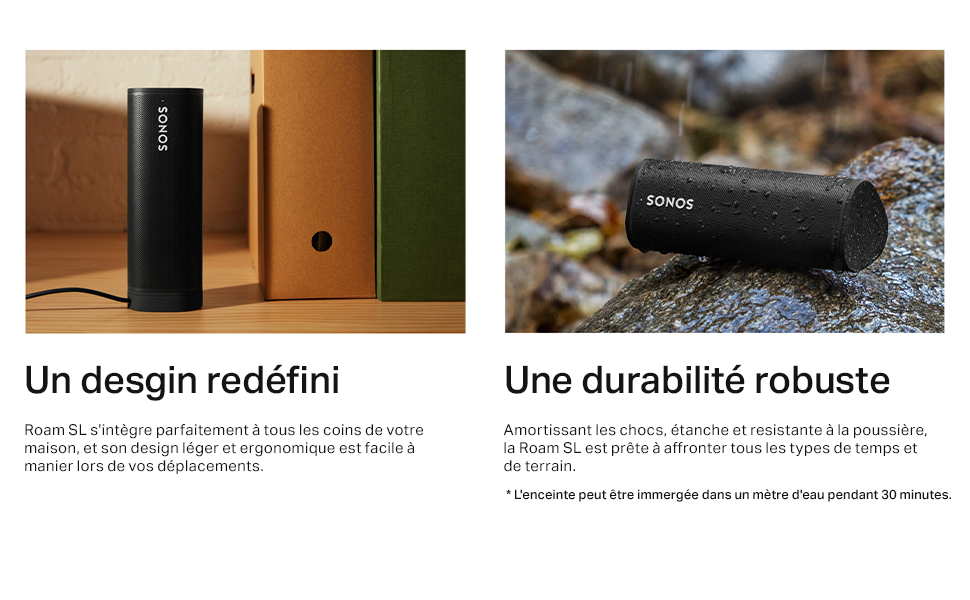 Sonos Enceinte Bluetooth Roam SL Noir