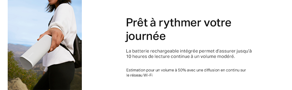 Sonos Enceinte Bluetooth Roam SL Noir